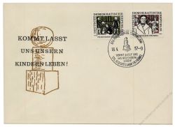 DDR 1957 FDC Mi-Nr. 564-565 SSt. 175. Geburtstag von Friedrich Frbel