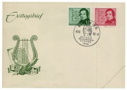 DDR 1956 FDC Mi-Nr. 541-542 SSt. 100. Todestag von Robert Schumann