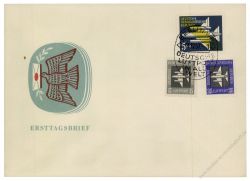 DDR 1957 FDC Mi-Nr. 609-615 SSt. Flugpostmarken