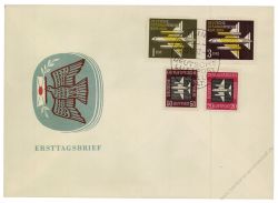 DDR 1957 FDC Mi-Nr. 609-615 SSt. Flugpostmarken