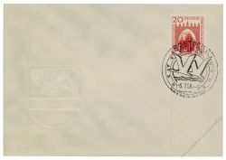 DDR 1958 FDC Mi-Nr. 634 SSt. Bau des Seehafens Rostock