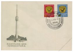 DDR 1959 FDC Mi-Nr. 686-687 SSt. Konferenz des Post- und Fernmeldewesens