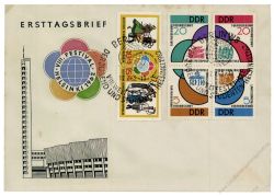 DDR 1962 FDC Mi-Nr. 901-904 (ZD) und Mi-Nr. 905-906 (ZD) SSt. Weltfestspiele der Jugend und Studenten