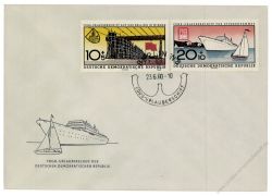 DDR 1960 FDC Mi-Nr. 768-771 SSt. FDGB-Urlauberschiff MS 