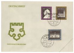 DDR 1967 FDC Mi-Nr. 1317-1319 ESt. 450. Jahrestag des Thesenanschlags an der Schlosskirche Wittenberg durch Martin Luther
