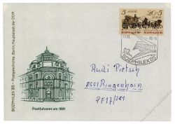 DDR 1985 FDC Mi-Nr. 2965-2966 (ZD) SSt. Internationale Briefmarkenausstellung