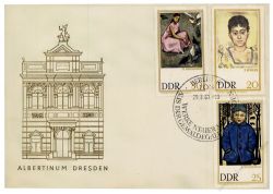 DDR 1967 FDC Mi-Nr. 1262-1267 SSt. Staatliche Kunstsammlungen Dresden