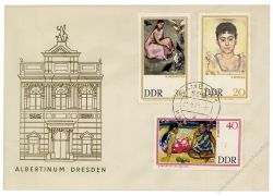 DDR 1967 FDC Mi-Nr. 1262-1267 ESt. Staatliche Kunstsammlungen Dresden