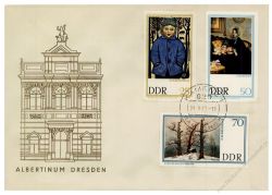 DDR 1967 FDC Mi-Nr. 1262-1267 ESt. Staatliche Kunstsammlungen Dresden