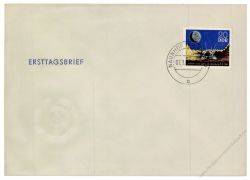 DDR 1966 FDC Mi-Nr. 1168 ESt. 1. Mondlandung Luna 9
