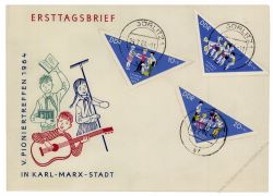 DDR 1964 FDC Mi-Nr. 1045-1047 ESt. Pioniertreffen