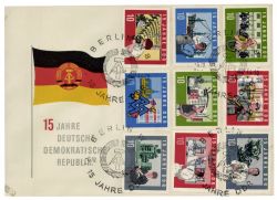 DDR 1964 FDC Mi-Nr. 1059A-1073A SSt. 15 Jahre DDR