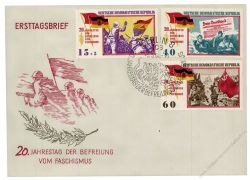 DDR 1965 FDC Mi-Nr. 1102-1110 SSt. 20. Jahrestag der Befreiung vom Faschismus