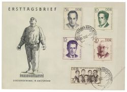 DDR 1962 FDC Mi-Nr. 918-922 ESt. Erhaltung der Nationalen Mahn- und Gedenksttten