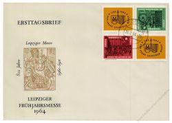 DDR 1964 FDC Mi-Nr. 1012-1013 (ZD) ESt. Leipziger Frhjahrsmesse