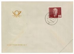 DDR 1961 FDC Mi-Nr. 807 ESt. 85. Geburtstag von Prsident Wilhelm Pieck