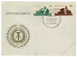 DDR 1962 FDC Mi-Nr. 876-880 SSt. 6 Jahre Nationale Volksarmee