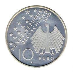 BRD 2003 J.500 10 Euro 50. Jahrestag Volkaufstand 17.Juni 1953 st