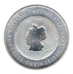 BRD 2003 J.499 10 Euro Fuball-WM-Deutschland 2006 Prgesttte: A st