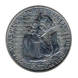 BRD 1980 J.427 5 DM Walther von der Vogelweide vz-st