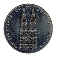 BRD 1980 J.428 5 DM K�lner Dom vz-st