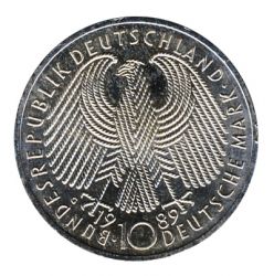 BRD 1989 J.446 10 DM 40 Jahre Bundesrepublik Deutschland vz-st