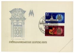 DDR 1972 Mi-Nr. 1743-1744 SSt. Leipziger Frhjahrsmesse