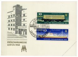 DDR 1968 Mi-Nr. 1349-1350 SSt. Leipziger Frhjahrsmesse