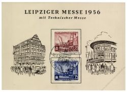 DDR 1956 Mi-Nr. 518-519 SSt. Leipziger Frhjahrsmesse