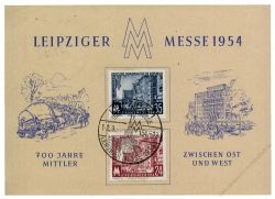 DDR 1954 Mi-Nr. 433-434 SSt. Leipziger Frhjahrsmesse
