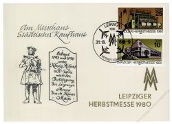 DDR 1980 Mi-Nr. 2539-2540 SSt. Leipziger Herbstmesse