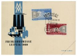 DDR 1960 Mi-Nr. 750-751 SSt. Leipziger Frhjahrsmesse