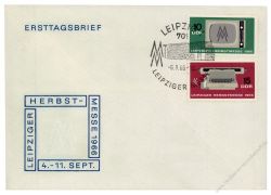 DDR 1966 Mi-Nr. 1204-1205 SSt. Leipziger Herbstmesse