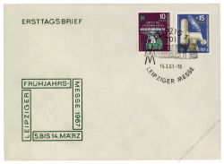 DDR 1967 Mi-Nr. 1254-1255 SSt. Leipziger Frhjahrsmesse