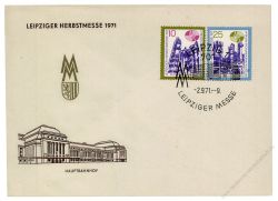 DDR 1971 Mi-Nr. 1700-1701 SSt. Leipziger Herbstmesse