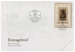 DDR 1988 FDC Mi-Nr. 3167 (Block 93) SSt. Gebude der Deutschen Post