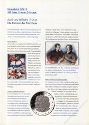 BRD 2012 Beschreibung fr Numisblatt 2/2012 und 3/2012