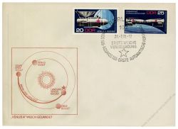 DDR 1968 FDC Mi-Nr. 1341-1342 SSt. Erfolge der sowjetischen Raumfahrt