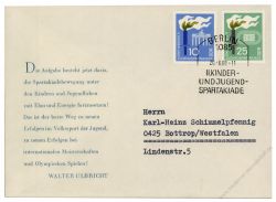 DDR 1968 FDC Mi-Nr. 1375-1376 SSt. Kinder- und Jugendspartakiade