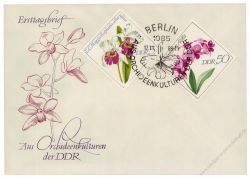 DDR 1968 FDC Mi-Nr. 1420-1425 SSt. Orchideen