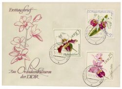 DDR 1968 FDC Mi-Nr. 1420-1425 ESt. Orchideen