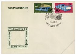 DDR 1969 FDC Mi-Nr. 1448-1449 SSt. Leipziger Frhjahrsmesse