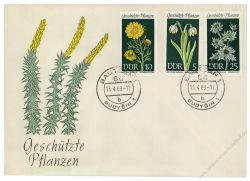 DDR 1969 FDC Mi-Nr. 1456-1461 ESt. Geschtzte heimische Pflanzen