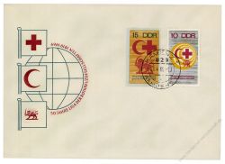 DDR 1969 FDC Mi-Nr. 1466-1467 ESt. 50 Jahre Liga der Rotkreuzgesellschaften