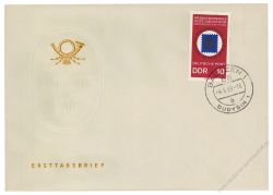 DDR 1969 FDC Mi-Nr. 1477 ESt. Nationale Briefmarkenausstellung 20 Jahre DDR