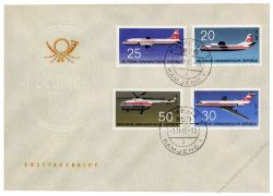 DDR 1969 FDC Mi-Nr. 1524-1527 ESt. Flugzeuge