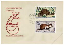 DDR 1970 FDC Mi-Nr. 1541-1544 ESt. Internationale Leipziger Rauchwarenauktion