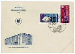 DDR 1970 FDC Mi-Nr. 1551-1552 SSt. Leipziger Frhjahrsmesse