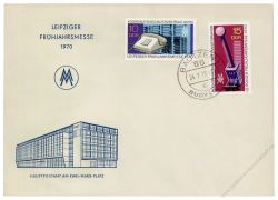 DDR 1970 FDC Mi-Nr. 1551-1552 ESt. Leipziger Frhjahrsmesse