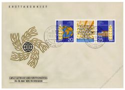 DDR 1970 FDC Mi-Nr. 1575-1576 (ZD) ESt. Welt-Getreide- und Brotkongress